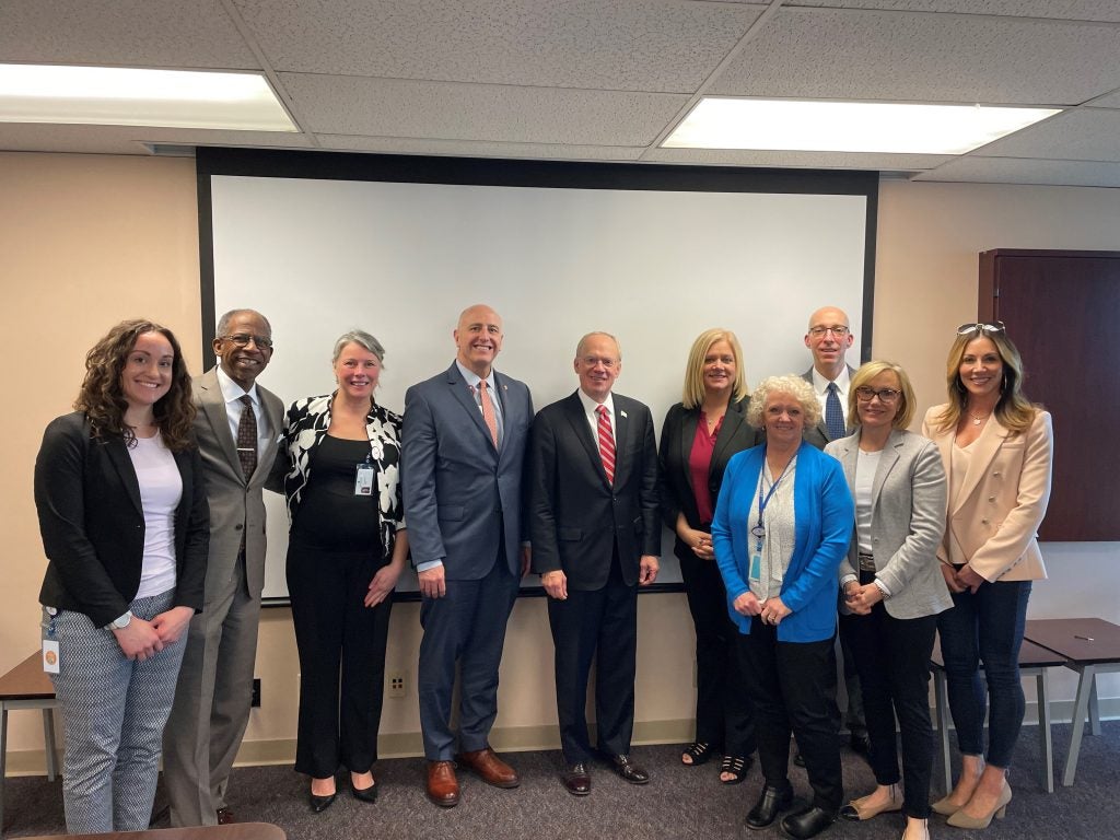 Representative John Rose and Centerstone staff.